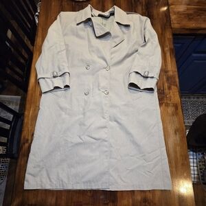 Vintage London Fog Trench Coat w/ Zip Liner ,Full Length Raincoat 16 WP